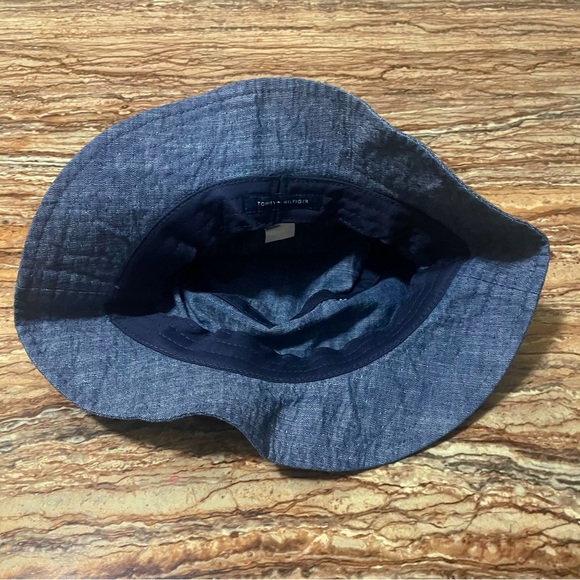 Tommy Hilfiger Denim Chambray Stripe Bucket Hat NWT main image 3